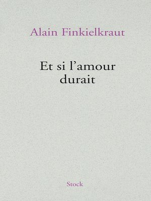 cover image of Et si l'amour durait